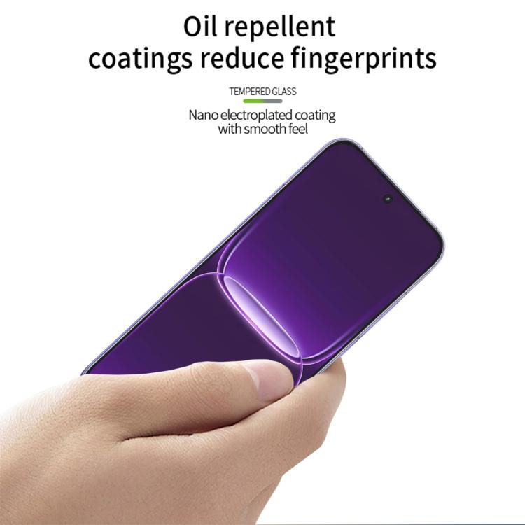 For Realme Neo8 Unlock MOFI 9H 3D Explosion-proof Curved Screen Tempered Glass Film - Black