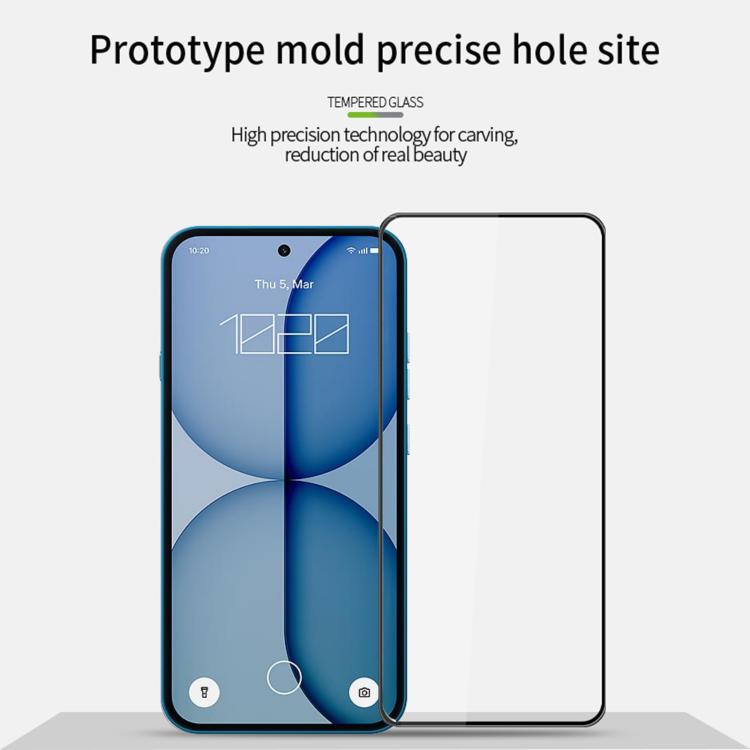 For Nothing Phone 4a MOFI 9H 3D Explosion-proof Curved Screen Tempered Glass Film - Black