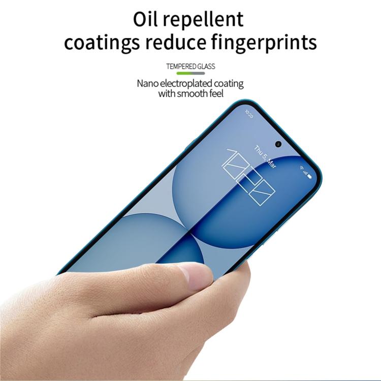 For Nothing Phone 4a MOFI 9H 3D Explosion-proof Curved Screen Tempered Glass Film - Black