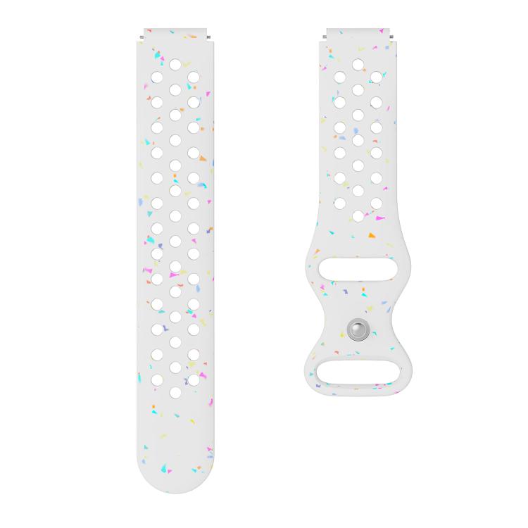 18mm Eco-Friendly Granular Colorful Dots Silicone Watch Band