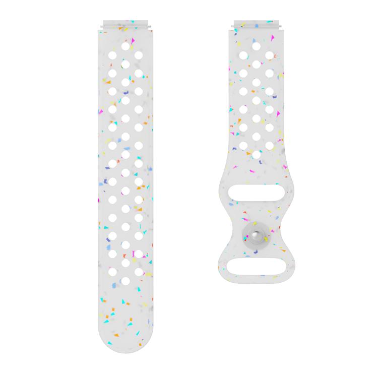 18mm Eco-Friendly Granular Colorful Dots Silicone Watch Band