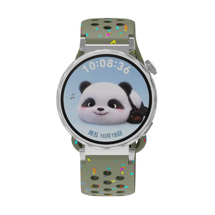 18mm Eco-Friendly Granular Colorful Dots Silicone Watch Band