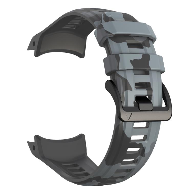 For Garmin Instinct 3 AMOLED / Solar 50mm Camouflage Printed Silicone Watch Band