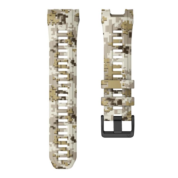 For Garmin Instinct 3 AMOLED / Solar 50mm Camouflage Printed Silicone Watch Band