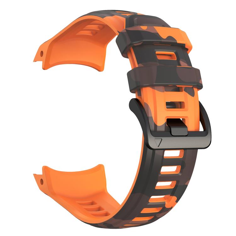 For Garmin Instinct 3 AMOLED / Solar 50mm Camouflage Printed Silicone Watch Band