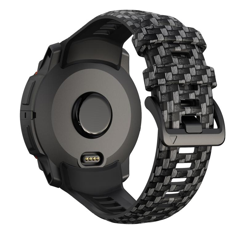 For Garmin Instinct 3 AMOLED / Solar 50mm Camouflage Printed Silicone Watch Band