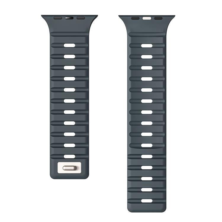 For Apple Watch 46mm / 49mm / 45mm / 44mm Norman Magnetic Silicone Watch Band
