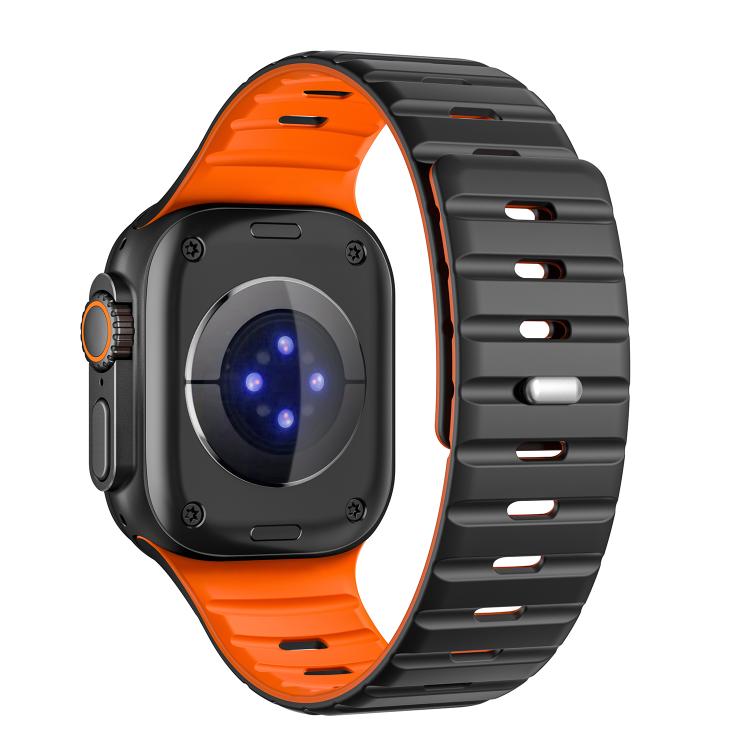 For Apple Watch 42mm / 41mm / 40mm / 38mm Norman Magnetic Silicone Watch Band
