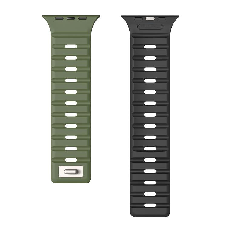 For Apple Watch 42mm / 41mm / 40mm / 38mm Norman Magnetic Silicone Watch Band