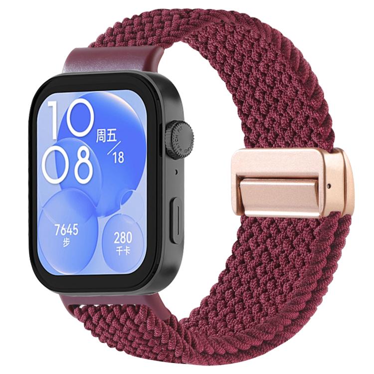 For Huawei Watch Fit 5 / Fit 5 Pro / Fit 4 Magnetic Buckle Loop Braid Watch Band