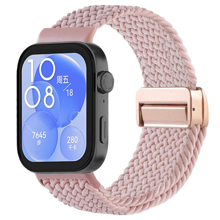 For Huawei Watch Fit 5 / Fit 5 Pro / Fit 4 Magnetic Buckle Loop Braid Watch Band