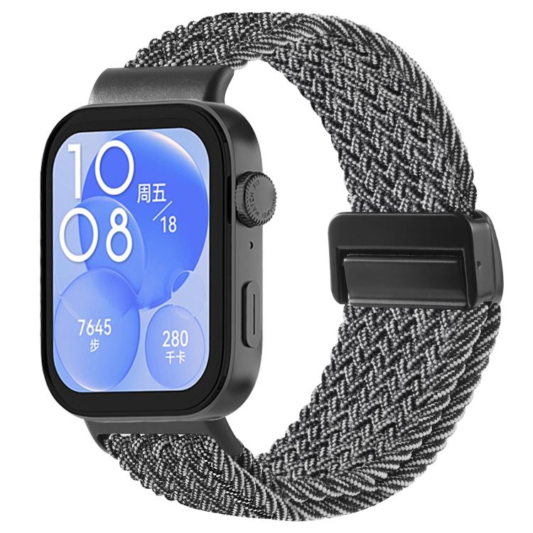 For Huawei Watch Fit 5 / Fit 5 Pro / Fit 4 Magnetic Buckle Loop Braid Watch Band
