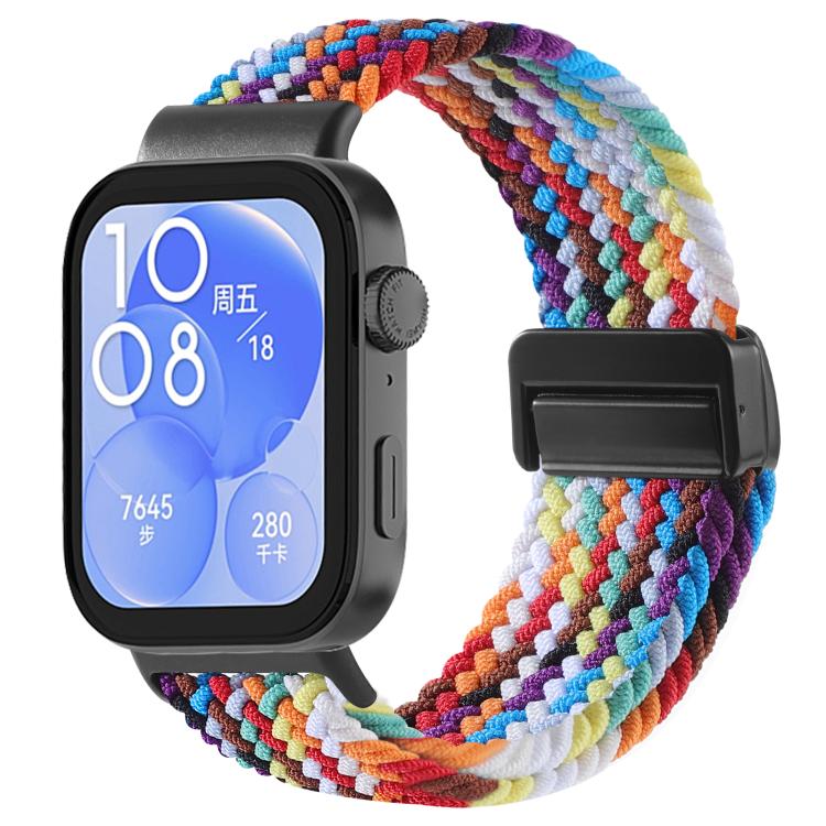 For Huawei Watch Fit 5 / Fit 5 Pro / Fit 4 Magnetic Buckle Loop Braid Watch Band