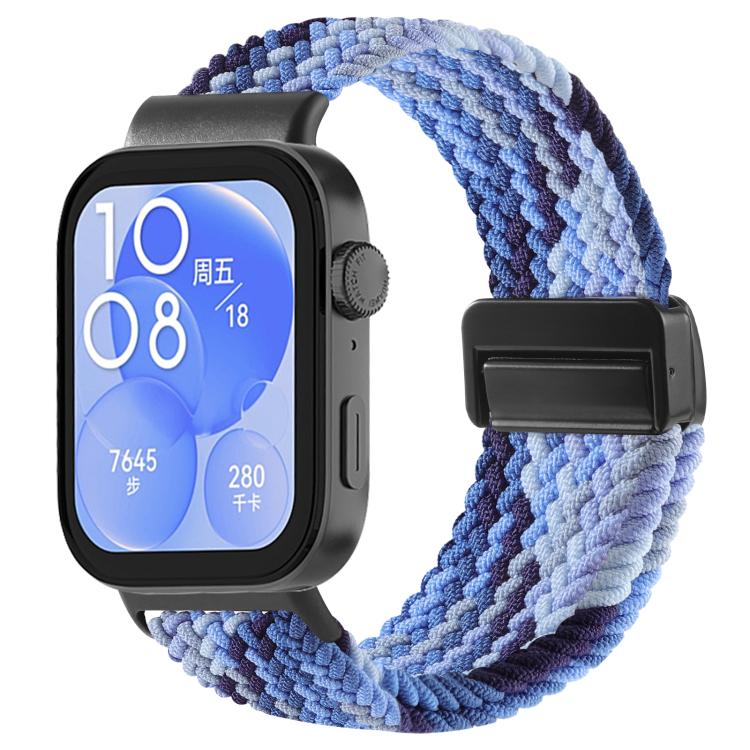 For Huawei Watch Fit 5 / Fit 5 Pro / Fit 4 Magnetic Buckle Loop Braid Watch Band