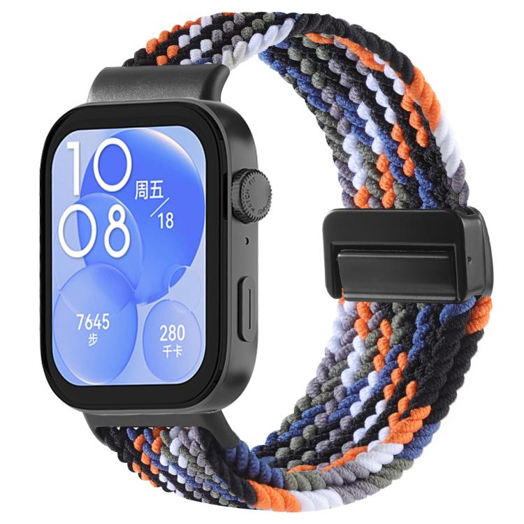 For Huawei Watch Fit 5 / Fit 5 Pro / Fit 4 Magnetic Buckle Loop Braid Watch Band