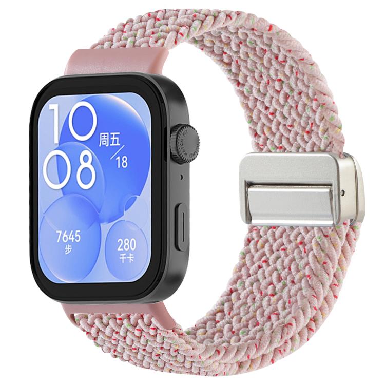 For Huawei Watch Fit 5 / Fit 5 Pro / Fit 4 Magnetic Buckle Loop Braid Watch Band