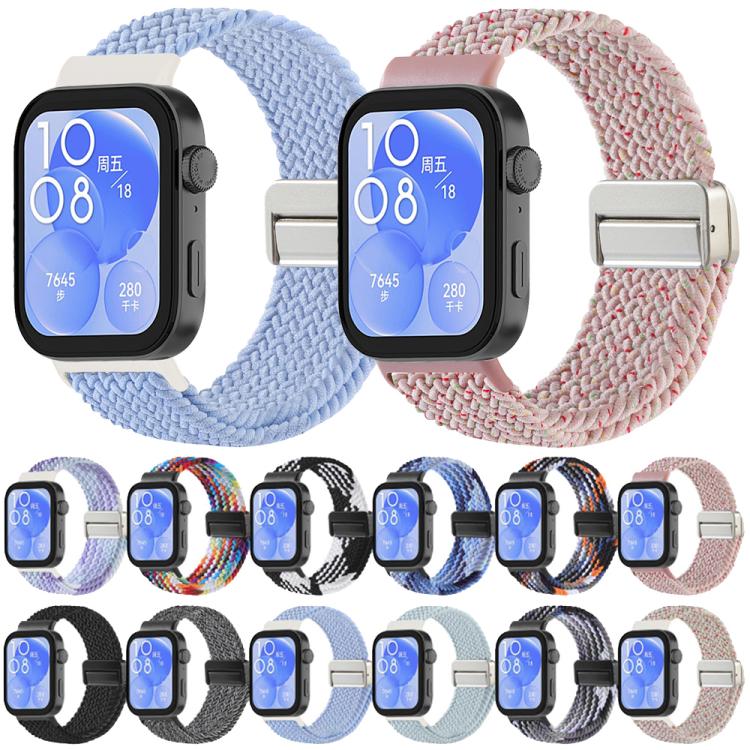 For Huawei Watch Fit 5 / Fit 5 Pro / Fit 4 Magnetic Buckle Loop Braid Watch Band