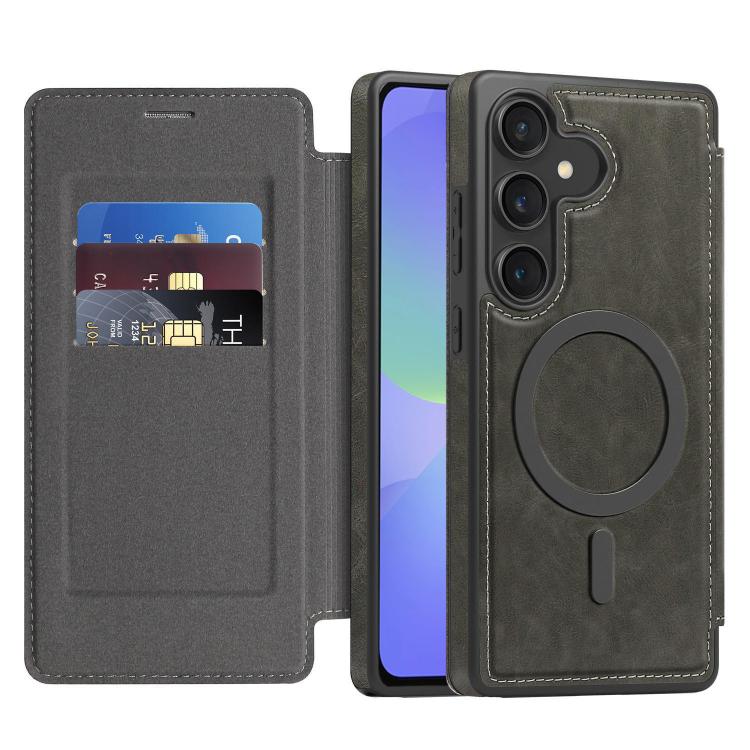 For Samsung Galaxy A36 5G Linton MagSafe Leather Phone Case