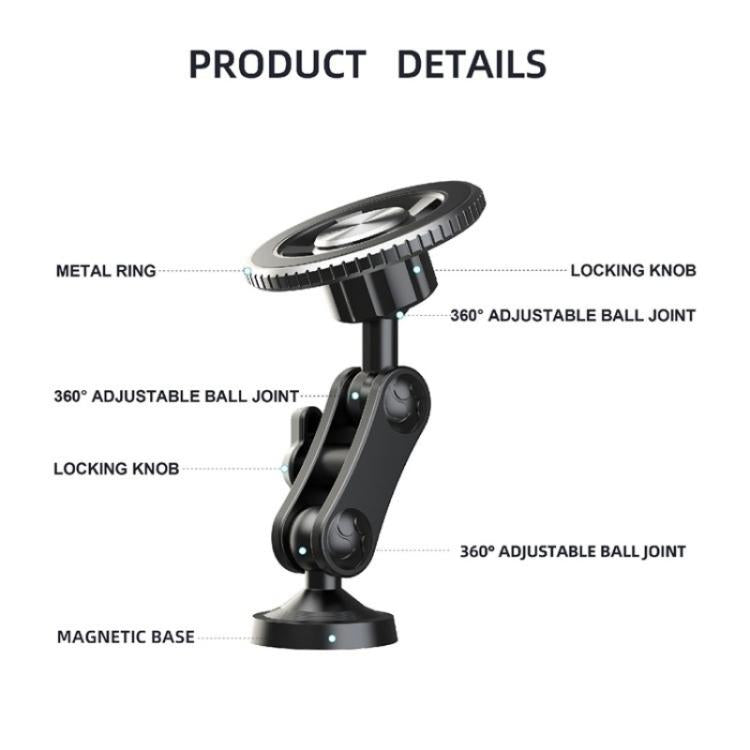 X036 Dual Magnetic MagSafe Lazy Phone Holder for Gym Equipment