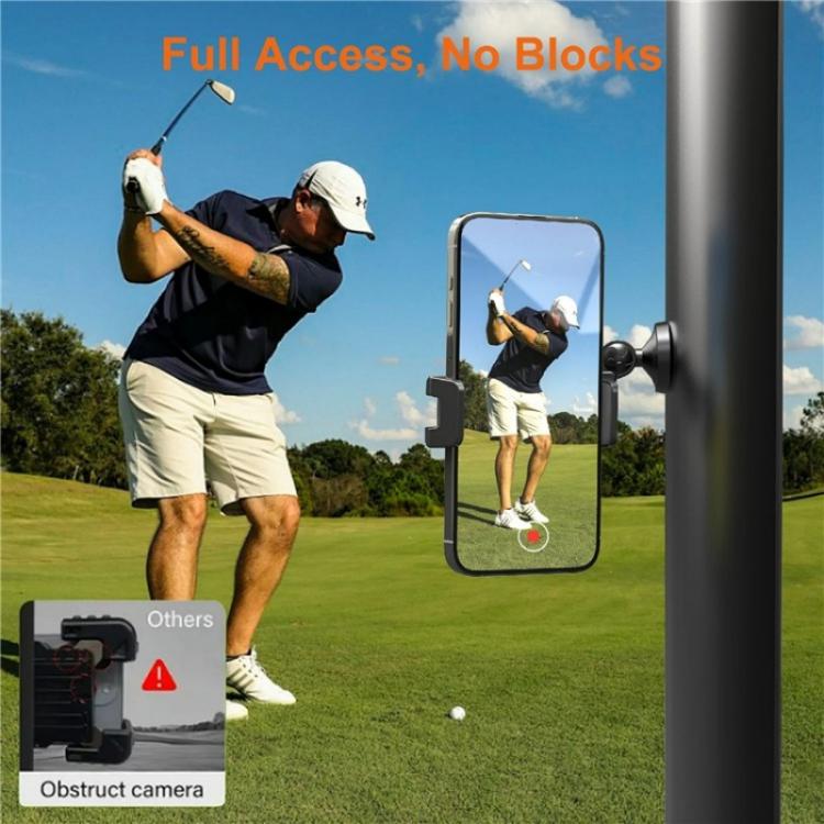 X037 360 Degree Adjustable Magnetic Base Phone Holder for Gym Equipment