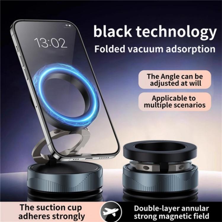 X28 Vacuum Suction Phone Mount 360 Degree Rotating Magnetic Car Phone Holder