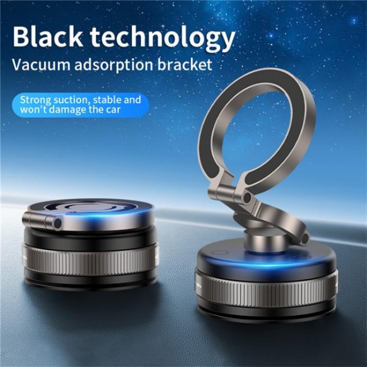 D1X Hands-Free Suction Cup Phone Holder Foldable Vacuum Magnetic Car Phone Mount