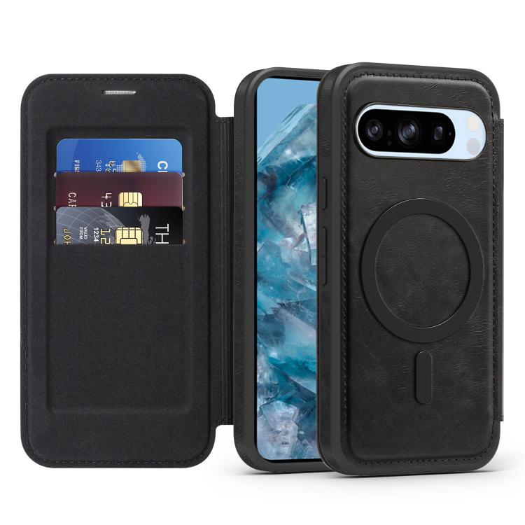 For Google Pixel 8 Pro Linton MagSafe Leather Phone Case