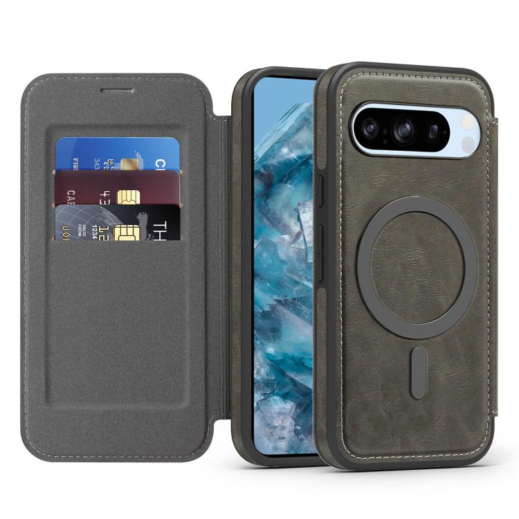 For Google Pixel 8 Pro Linton MagSafe Leather Phone Case