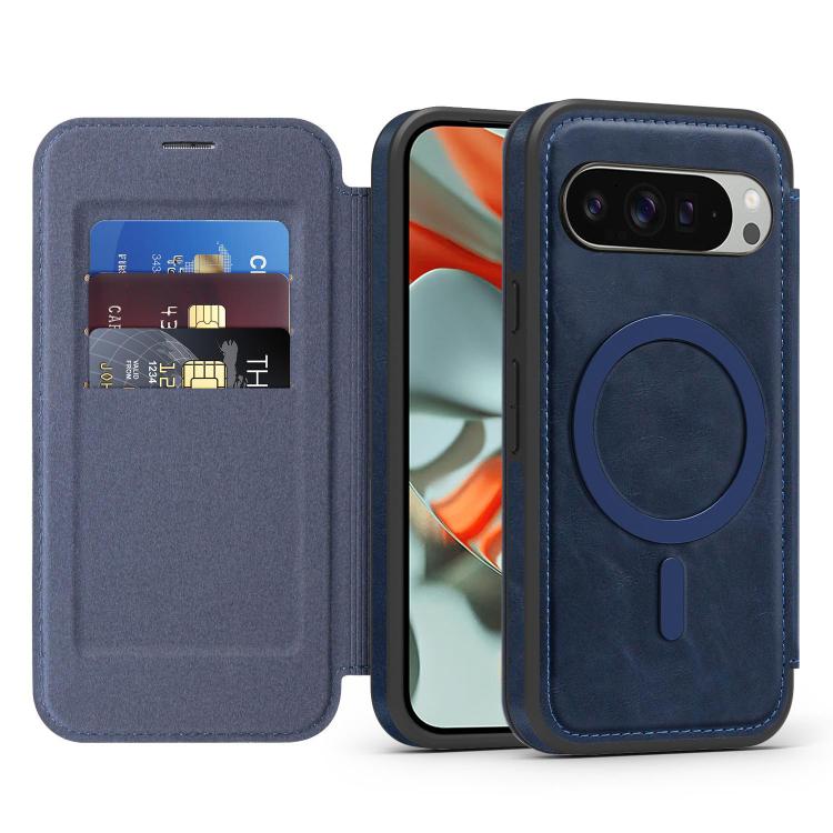 For Google Pixel 9 Pro XL Linton MagSafe Leather Phone Case