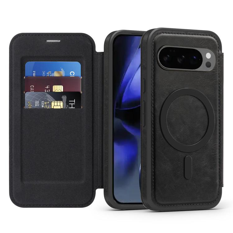 For Google Pixel 10 Pro Linton MagSafe Leather Phone Case