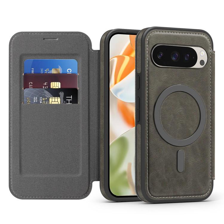 For Google Pixel 10 Pro XL Linton MagSafe Leather Phone Case