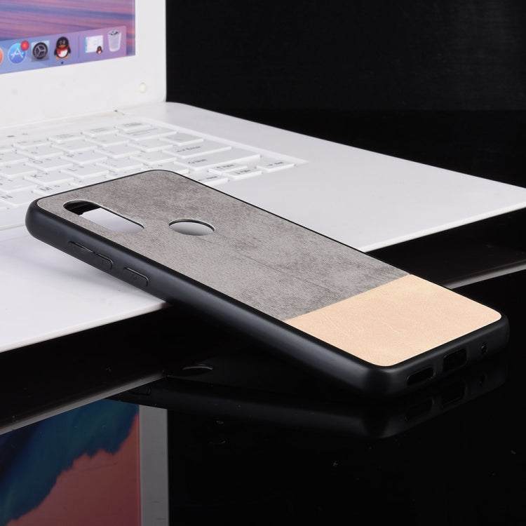 Shockproof Color Matching Denim PC + PU + TPU Protective Case for Motorola One Vision