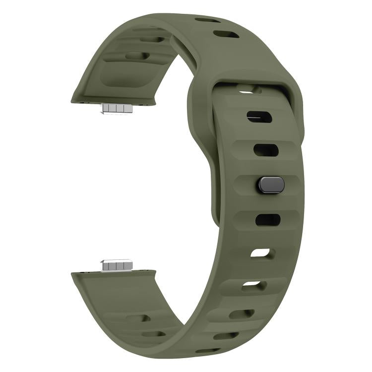 For Huawei Watch Fit 5 / Fit 5 Pro / Fit 4 Wave Reverse Buckle Silicone Watch Band