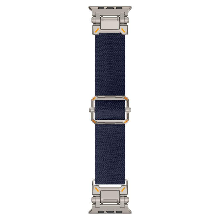For Apple Watch 46mm / 49mm / 45mm / 44mm Explorer Polyester Nylon Watch Band