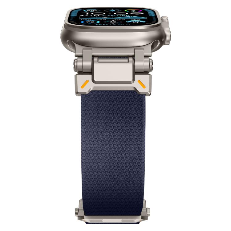 For Apple Watch 46mm / 49mm / 45mm / 44mm Explorer Polyester Nylon Watch Band