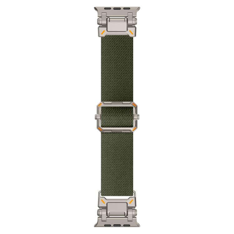 For Apple Watch 46mm / 49mm / 45mm / 44mm Explorer Polyester Nylon Watch Band