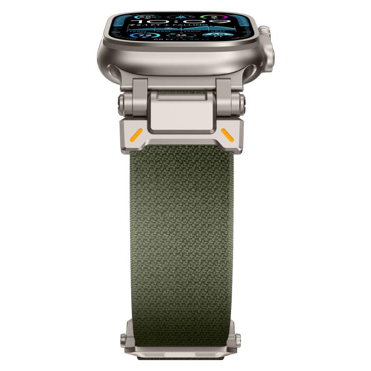 For Apple Watch 46mm / 49mm / 45mm / 44mm Explorer Polyester Nylon Watch Band