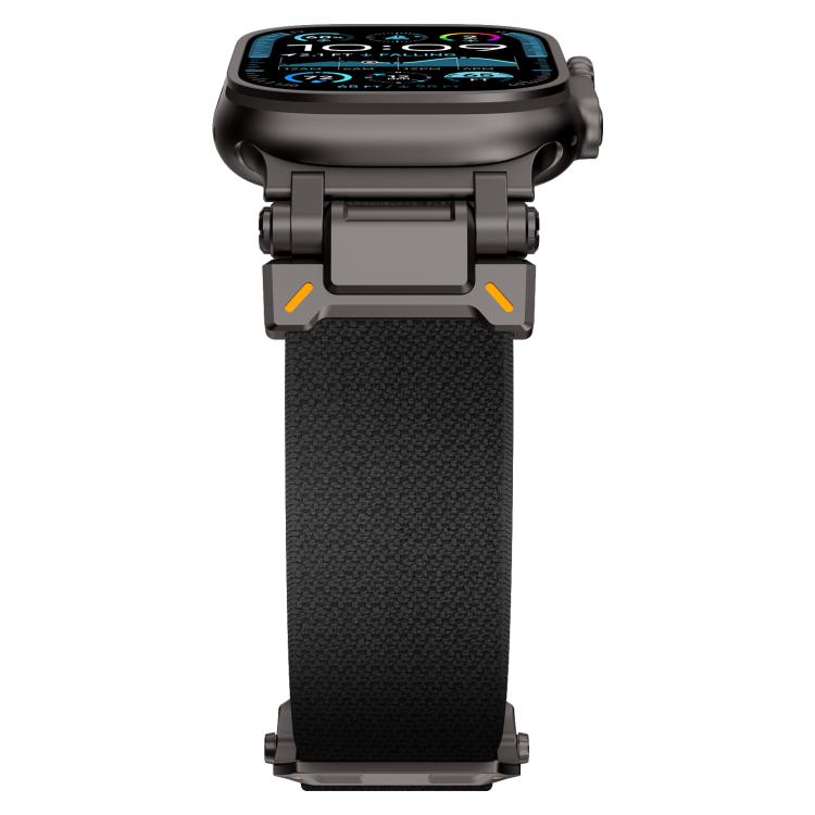 For Apple Watch 46mm / 49mm / 45mm / 44mm Explorer Polyester Nylon Watch Band