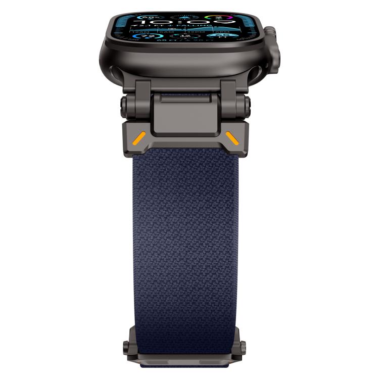 For Apple Watch 46mm / 49mm / 45mm / 44mm Explorer Polyester Nylon Watch Band