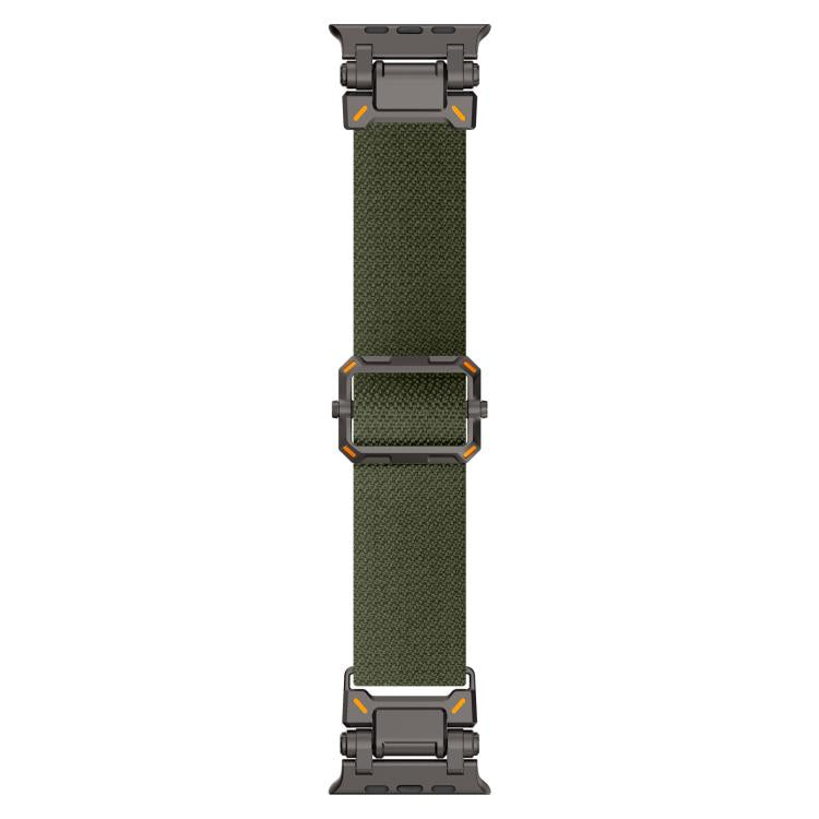 For Apple Watch 46mm / 49mm / 45mm / 44mm Explorer Polyester Nylon Watch Band