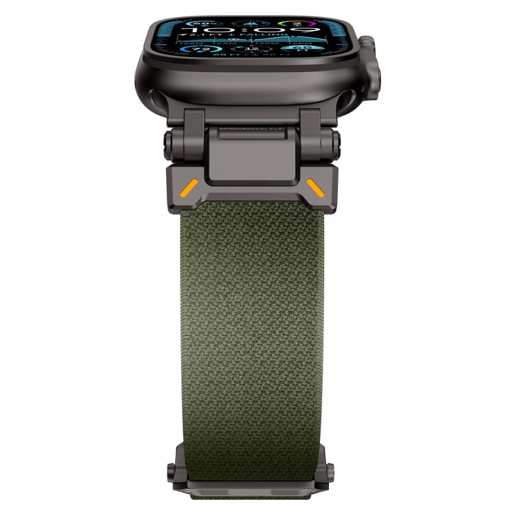 For Apple Watch 46mm / 49mm / 45mm / 44mm Explorer Polyester Nylon Watch Band