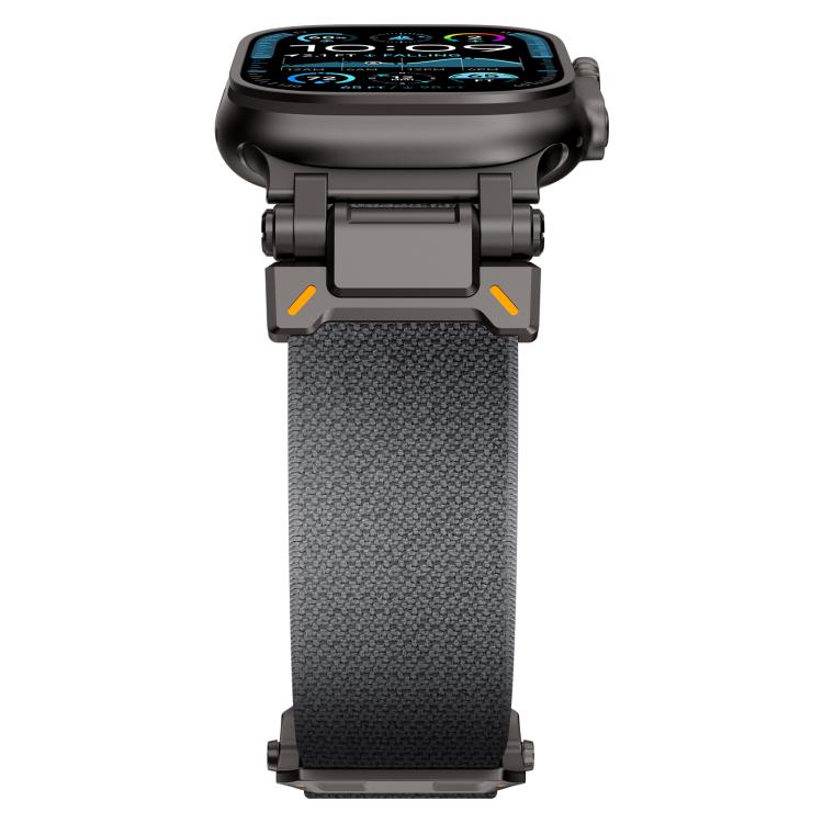 For Apple Watch 46mm / 49mm / 45mm / 44mm Explorer Polyester Nylon Watch Band