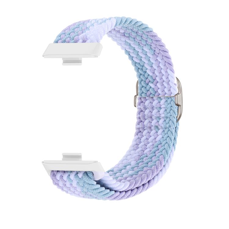 For Huawei Watch Fit4 / Fit4 Pro / Fit3 Nylon Braided Elasticity Watch Band