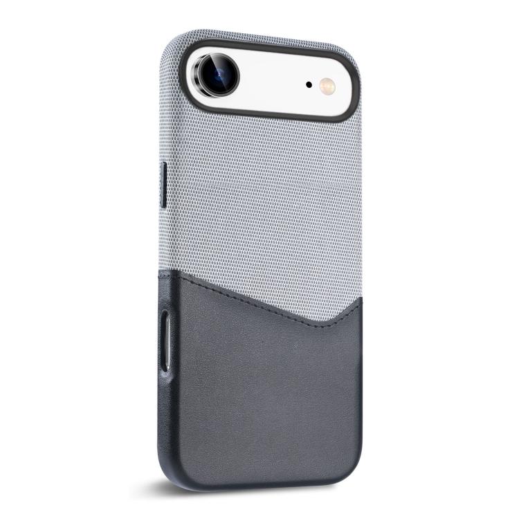 For iPhone Air Kalebol Cloth Textue Stitching Card Slot Magnetic Phone Case