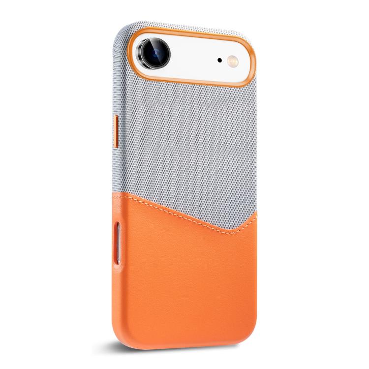 For iPhone Air Kalebol Cloth Textue Stitching Card Slot Magnetic Phone Case