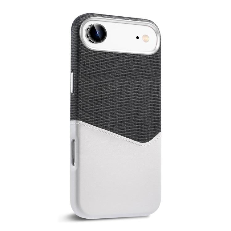 For iPhone Air Kalebol Cloth Textue Stitching Card Slot Magnetic Phone Case