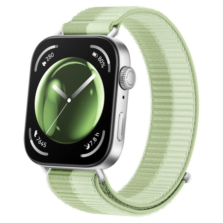 For Huawei Watch Fit 5 / Fit 5 Pro / Fit 4 Nylon Loop Hook and Loop Fastener Watch Band