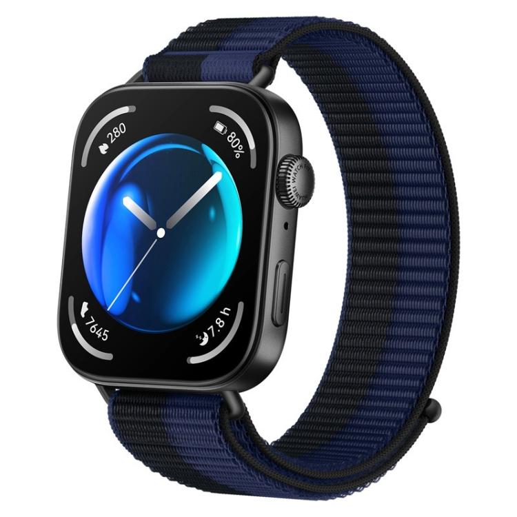 For Huawei Watch Fit 5 / Fit 5 Pro / Fit 4 Nylon Loop Hook and Loop Fastener Watch Band