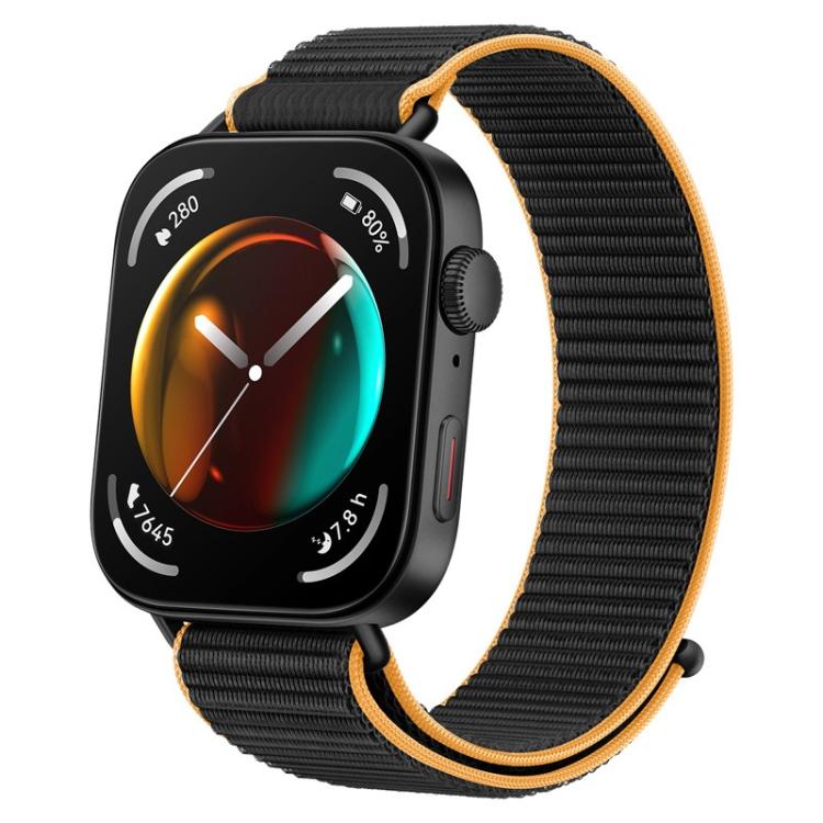 For Huawei Watch Fit 5 / Fit 5 Pro / Fit 4 Nylon Loop Hook and Loop Fastener Watch Band