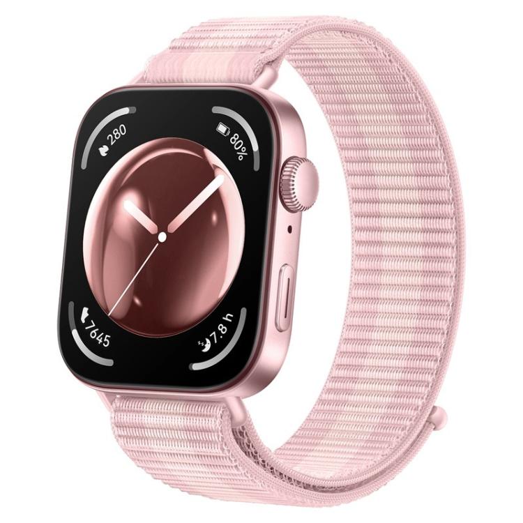 For Huawei Watch Fit 5 / Fit 5 Pro / Fit 4 Nylon Loop Hook and Loop Fastener Watch Band